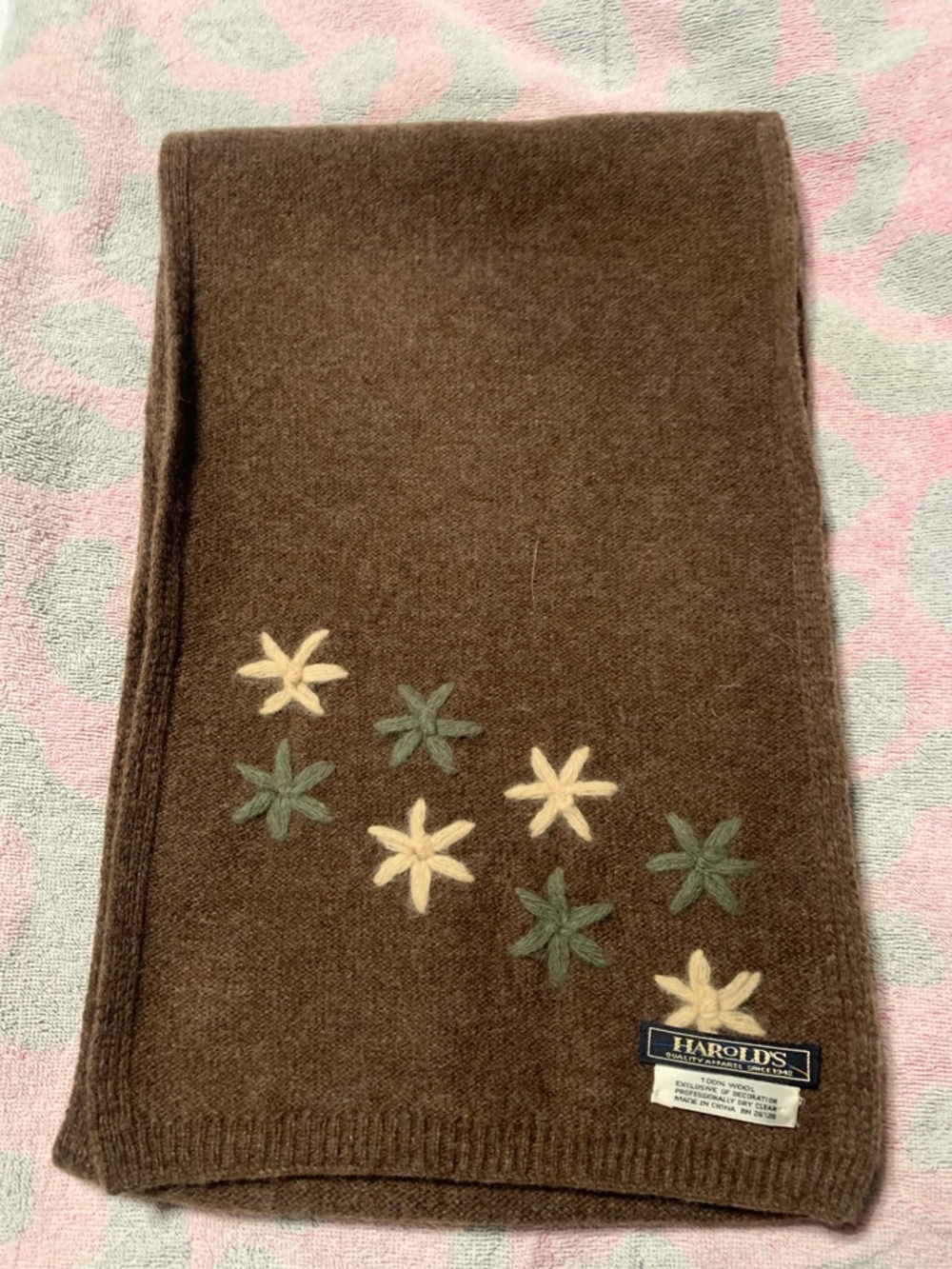 Harold’s 100% Wool Scarf